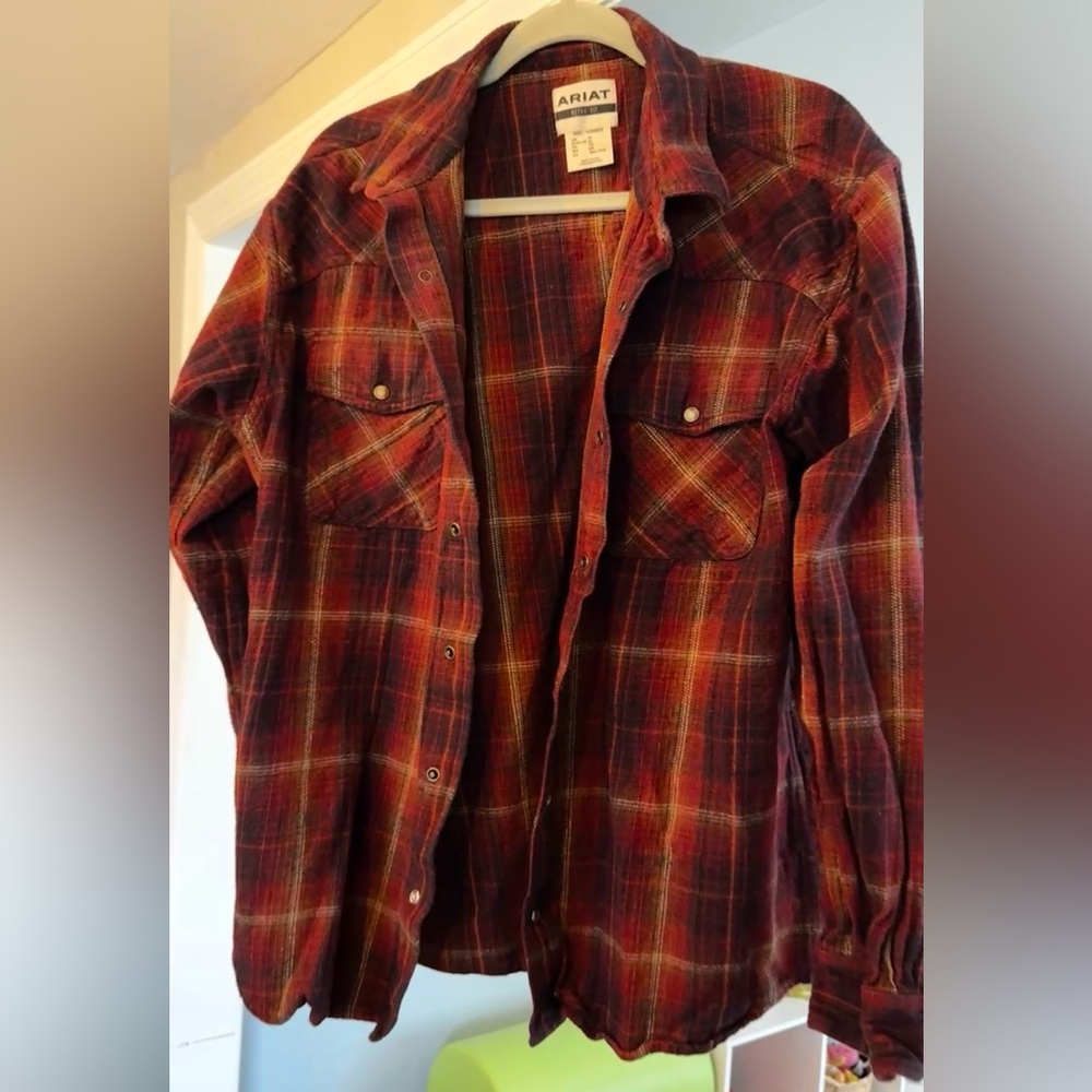 Ariat Pearl Snap Flannel